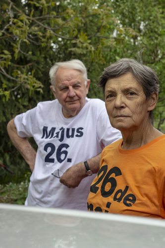 Ida and Zoltan Puklus by Peter Puklus in Budapest, 2019