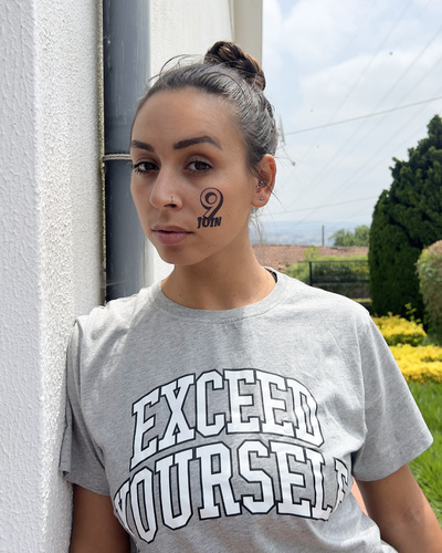 Mariana with EU-Elections date Tattoo by Pedro da Silva, Portugal, 2024